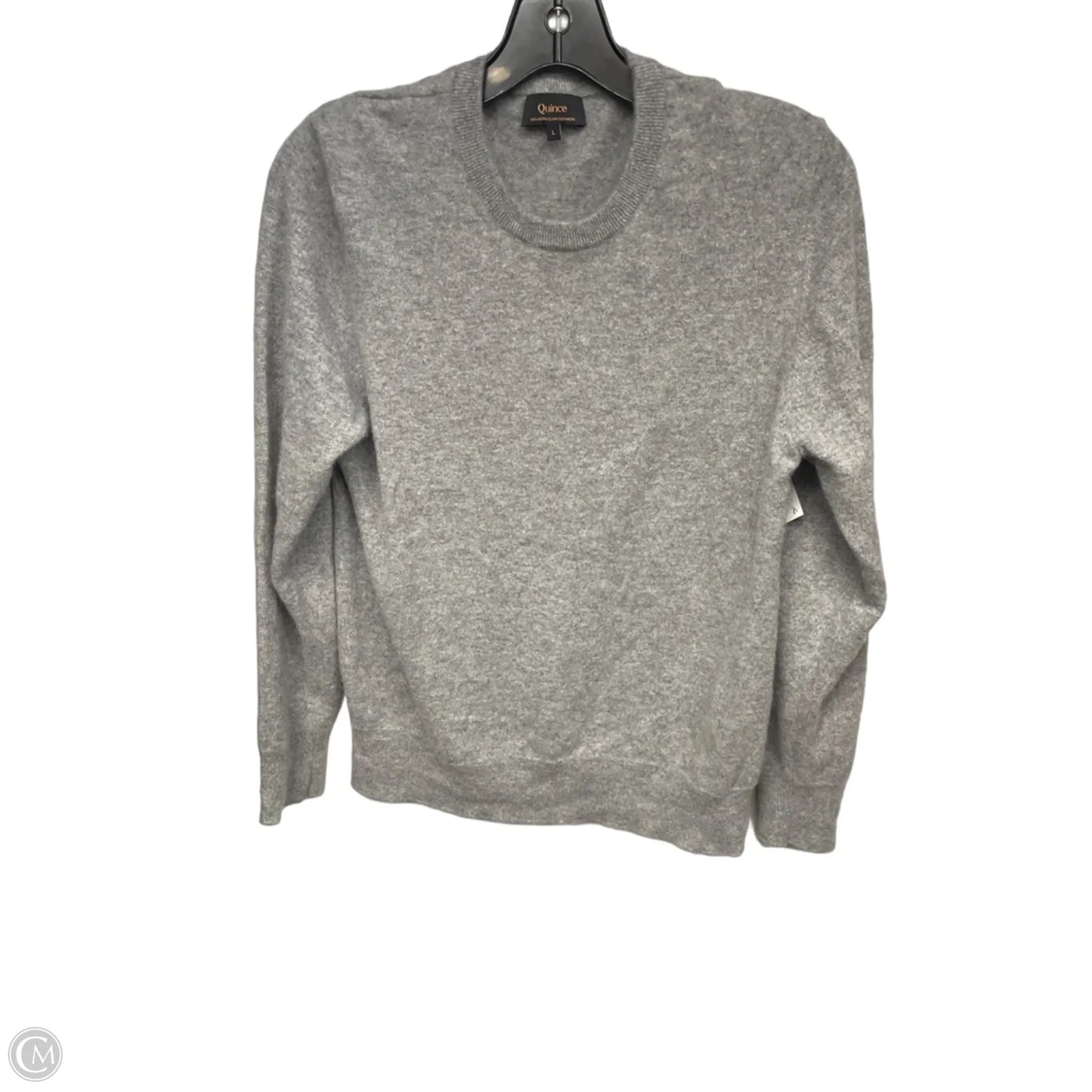 Sweater Cashmere By Quince In Grey, Size: L