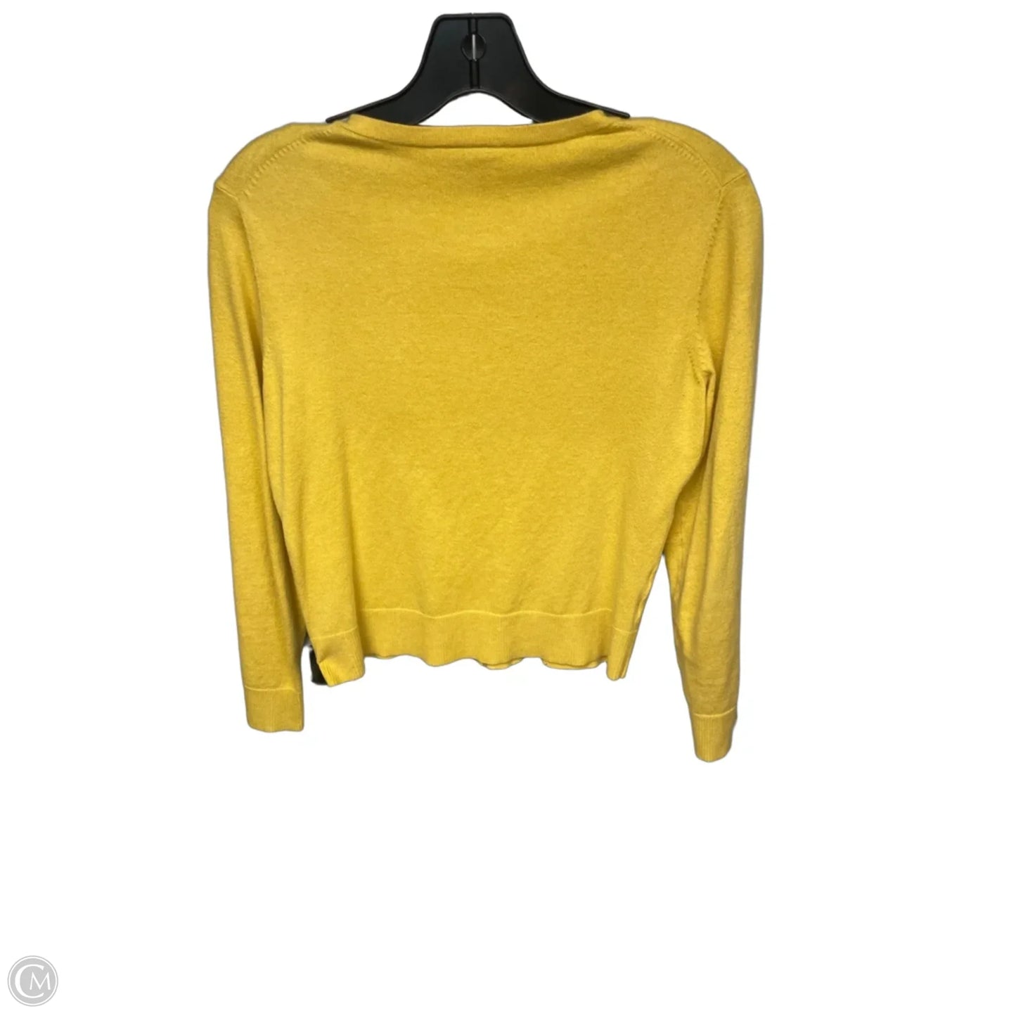 Cardigan By Loft In Yellow, Size: Sp