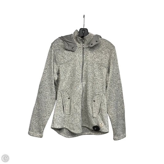 Jacket Fleece By Eddie Bauer In Grey, Size: Xl