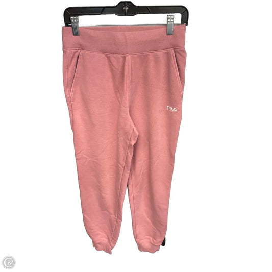 Athletic Pants By Fila In Pink, Size: S