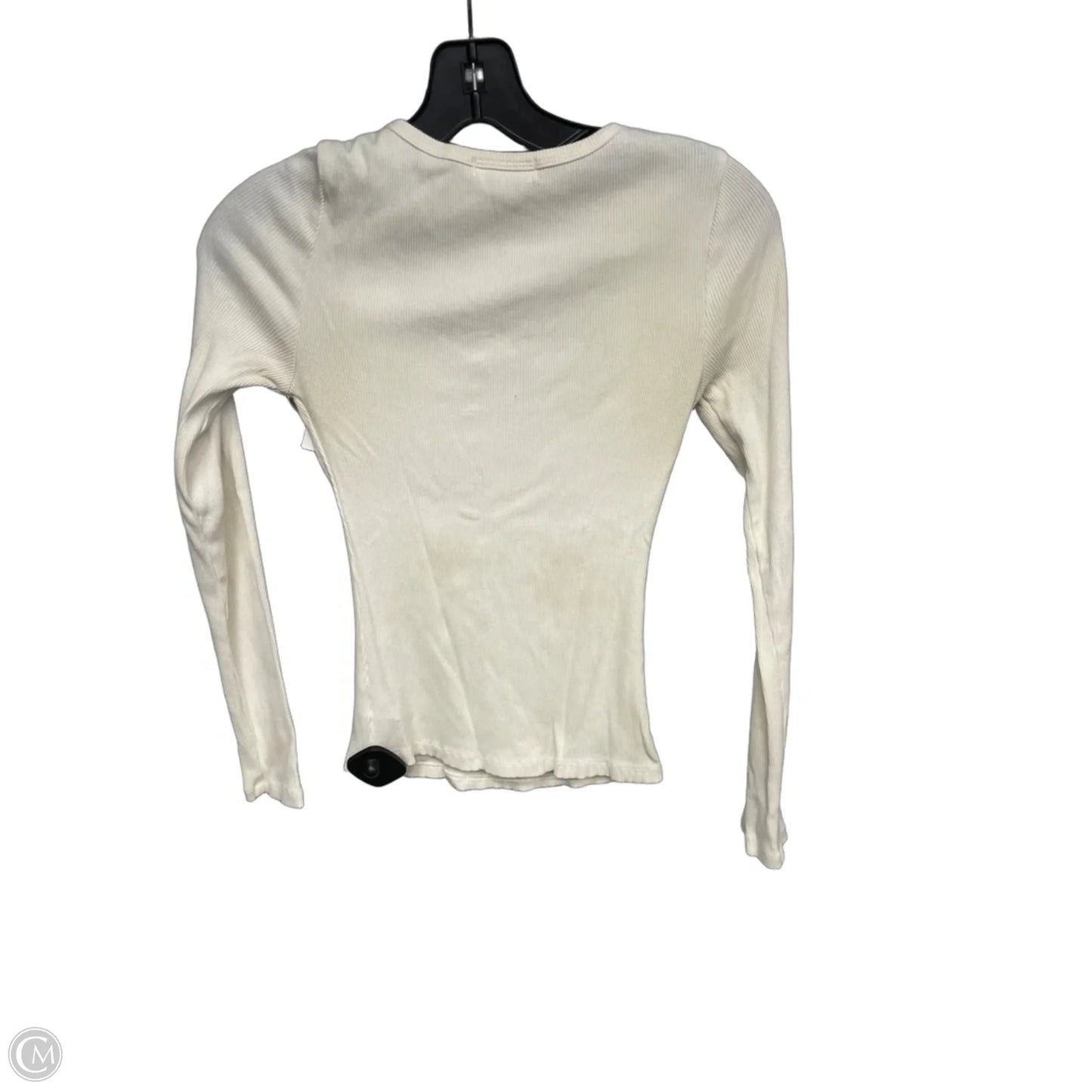 Top Long Sleeve Basic By 89th And Madison In Cream, Size: Xs