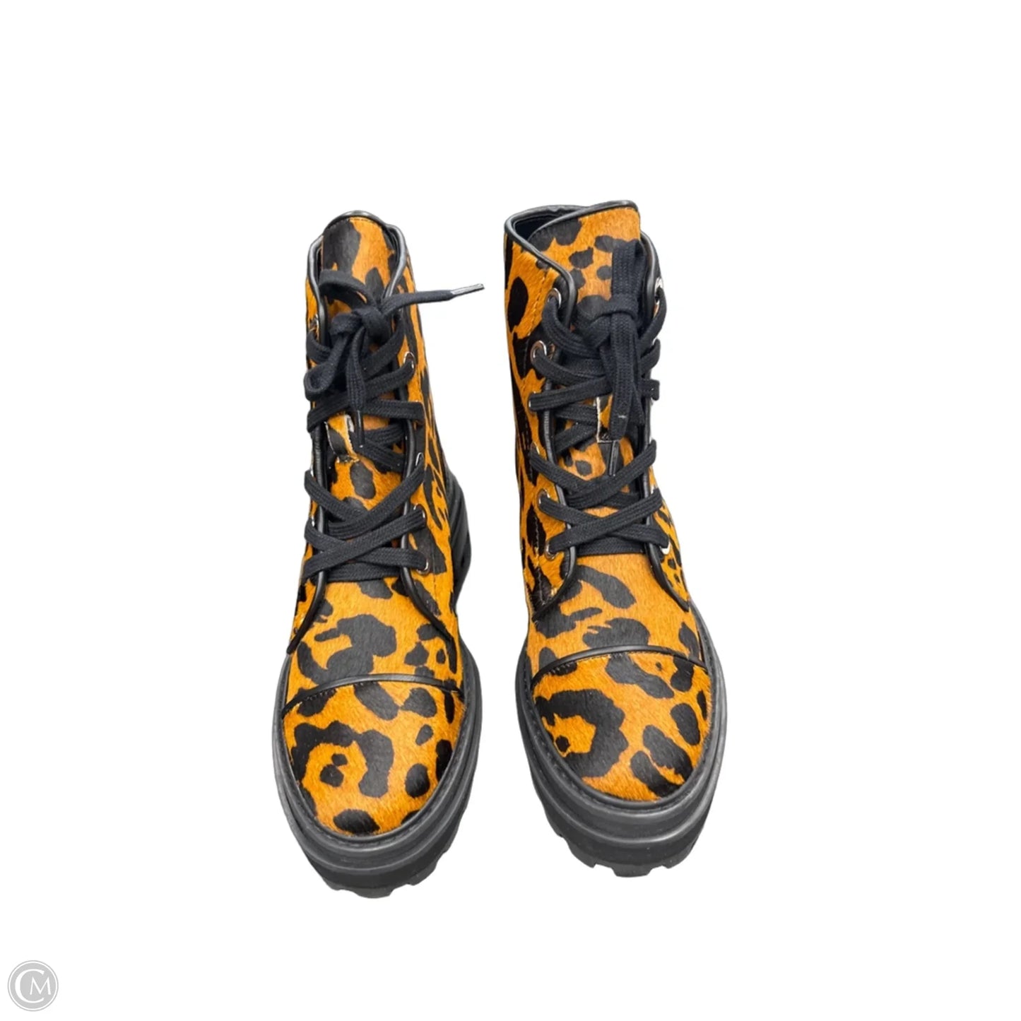 Boots Combat By Schutz In Animal Print, Size: 7