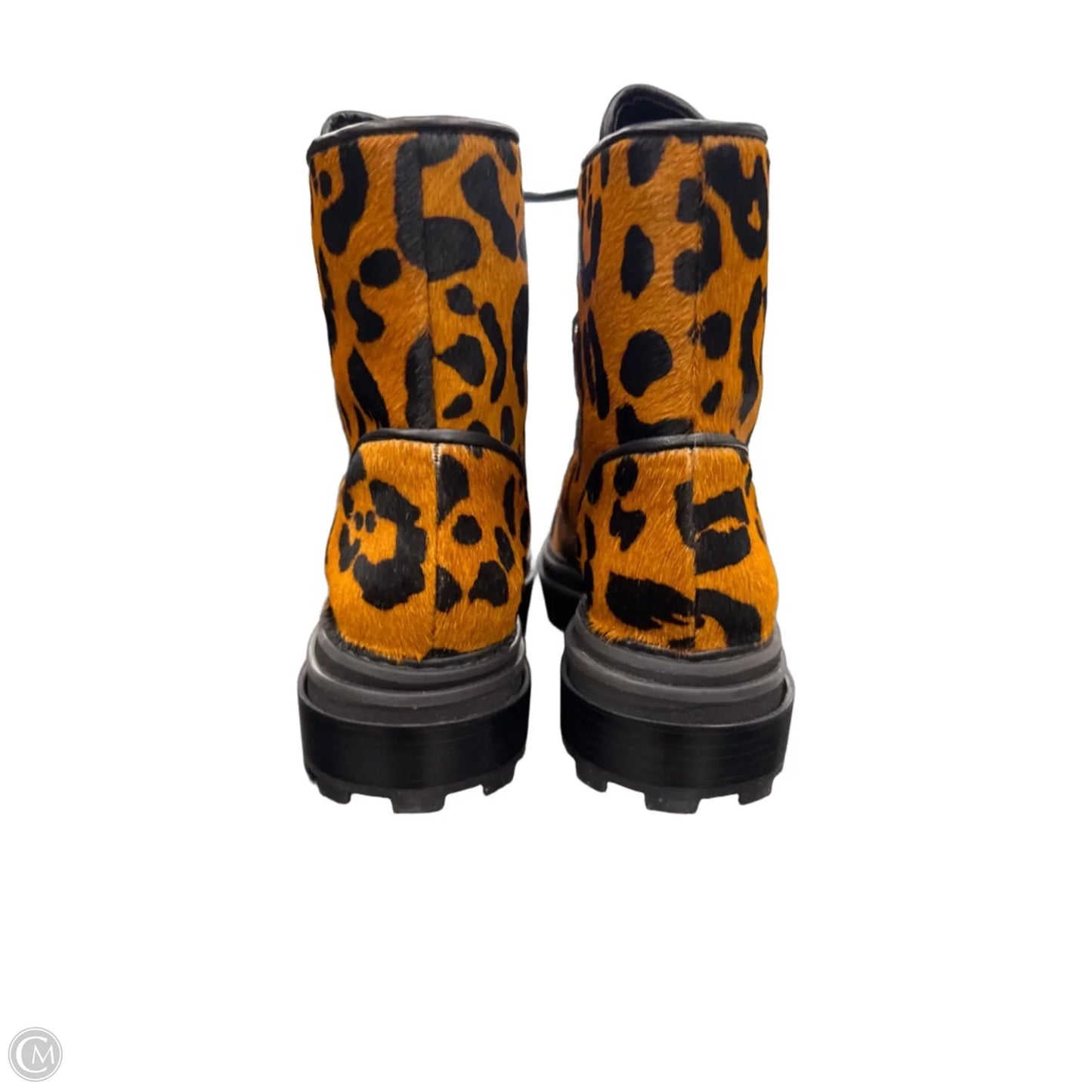 Boots Combat By Schutz In Animal Print, Size: 7