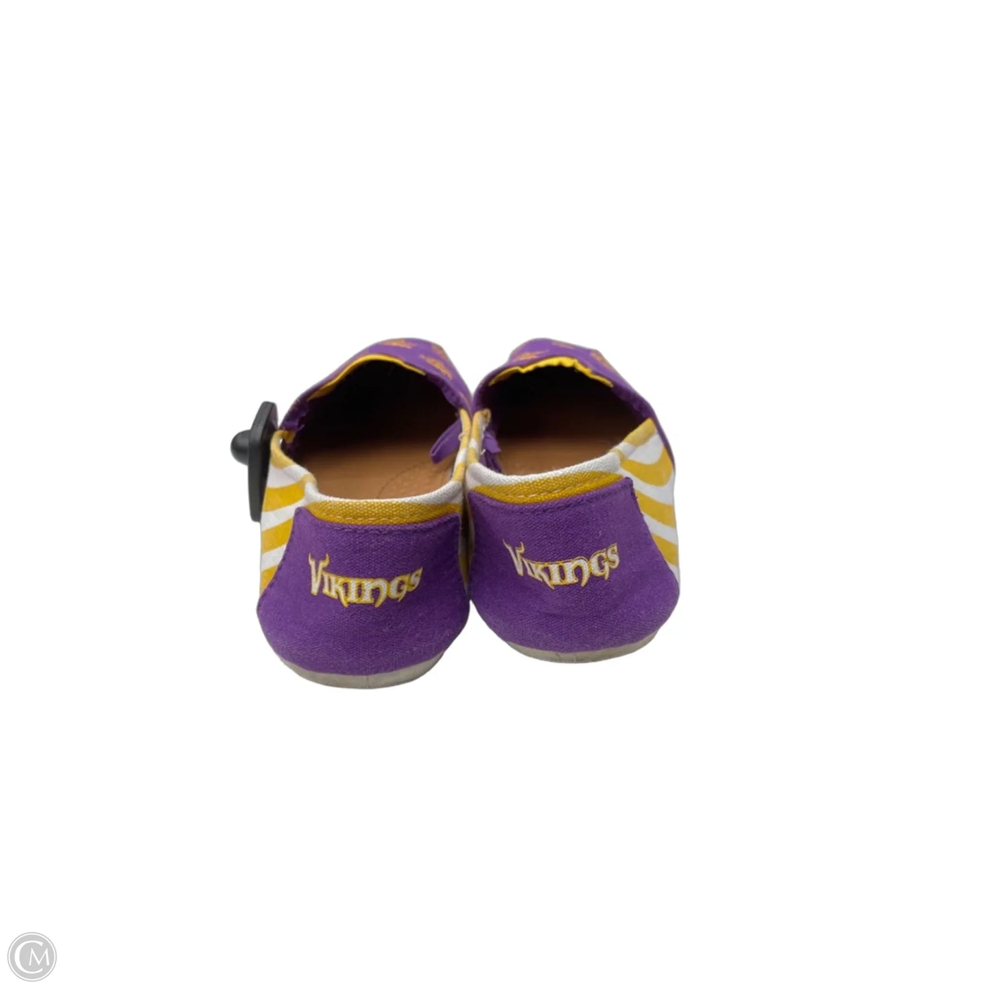 Shoes Flats By Clothes Mentor In Purple & Yellow, Size: