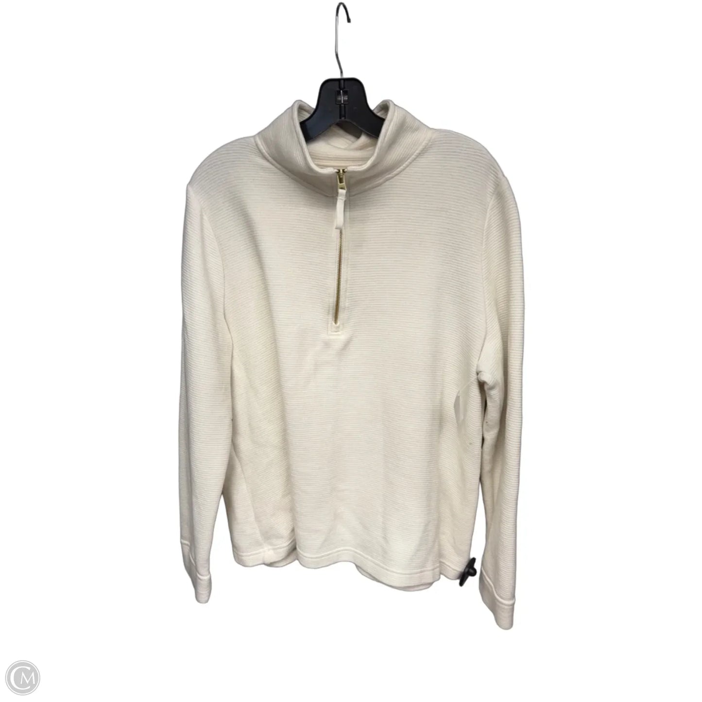 Sweater By Croft And Barrow In Cream, Size: Xl