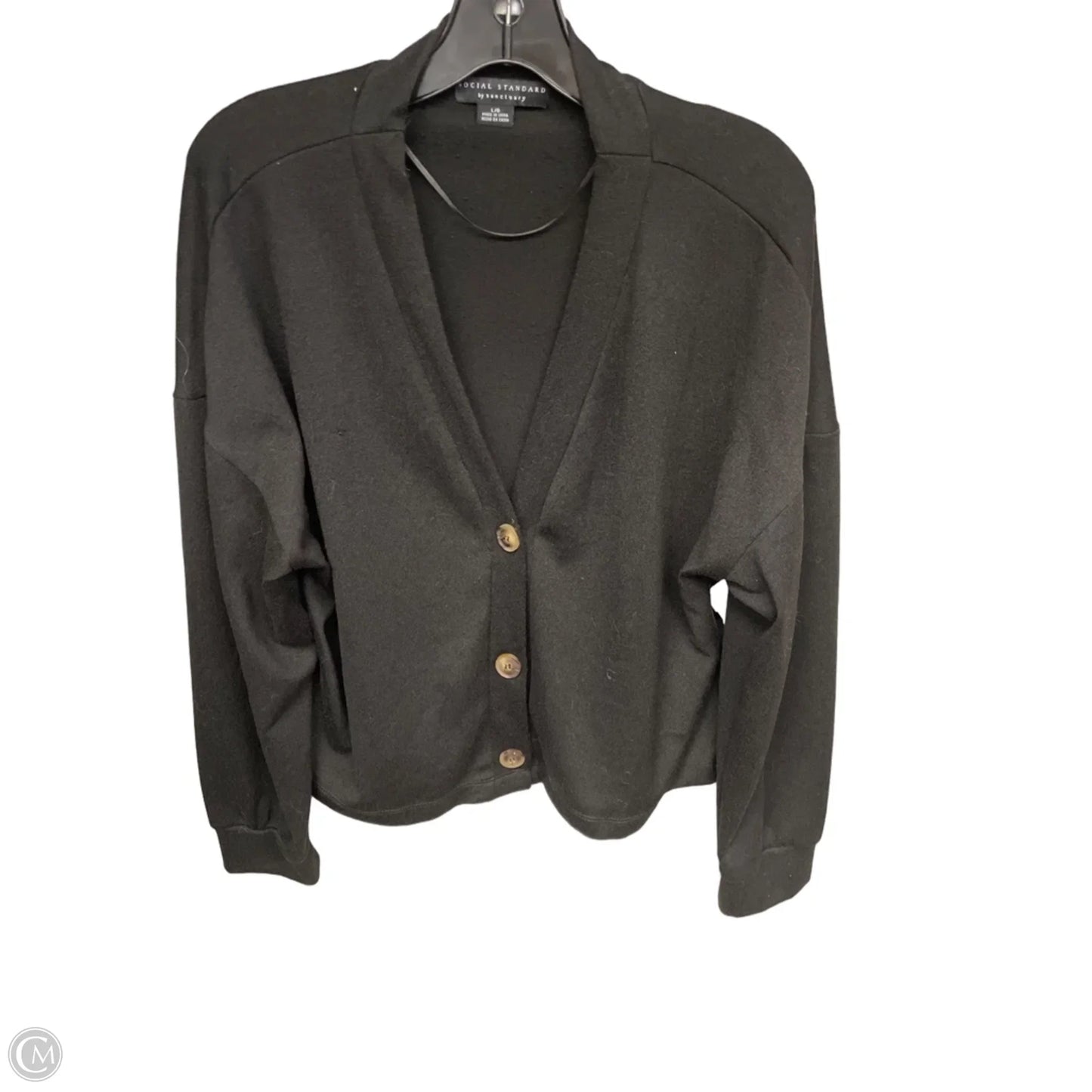 Cardigan By Social Standard By Sanctuary In Black, Size: L