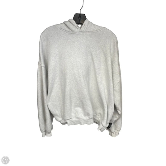 Sweatshirt Hoodie By Aritzia In Grey, Size: L