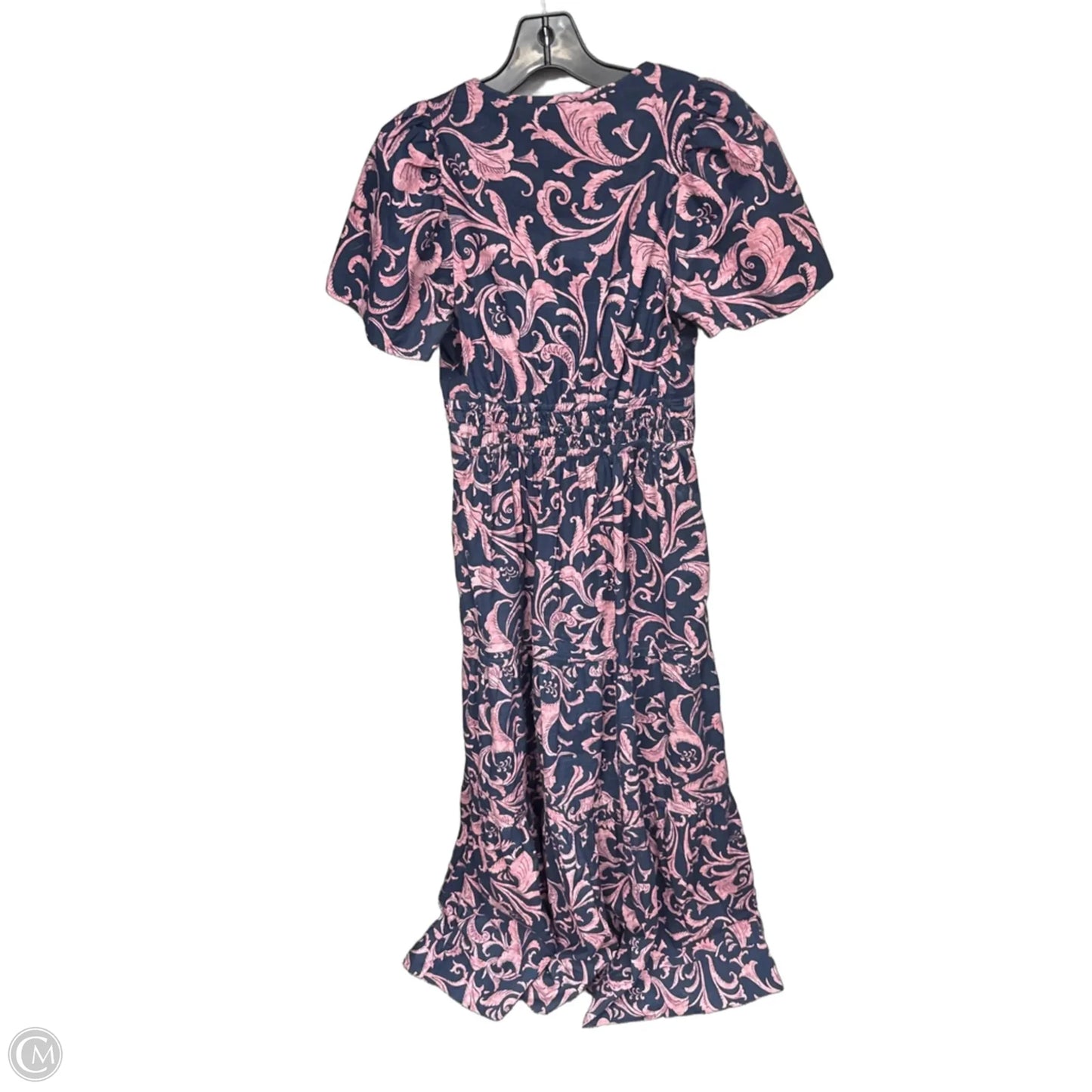 Dress Casual Maxi By Anthropologie In Blue & Pink, Size: Xs