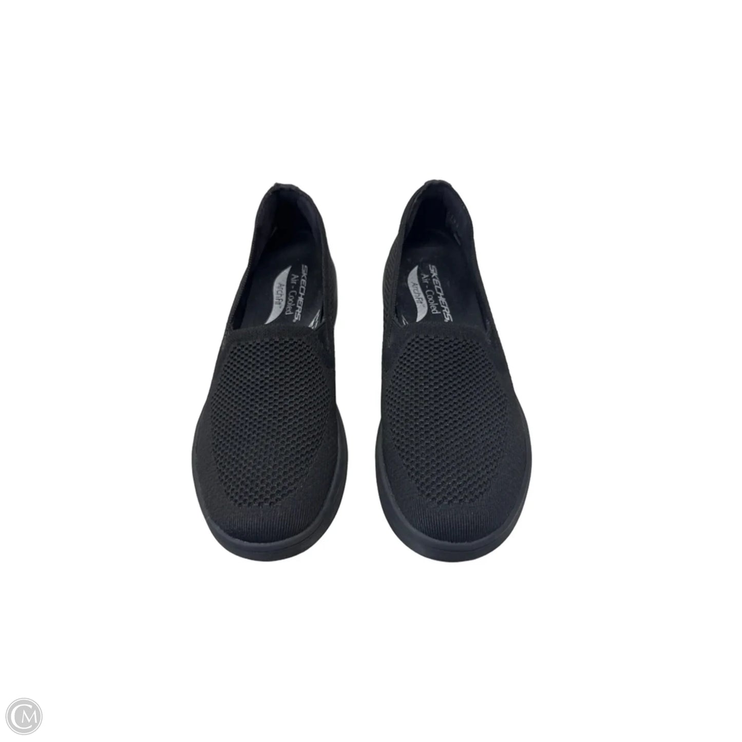 Shoes Heels Wedge By Skechers In Black, Size: 9