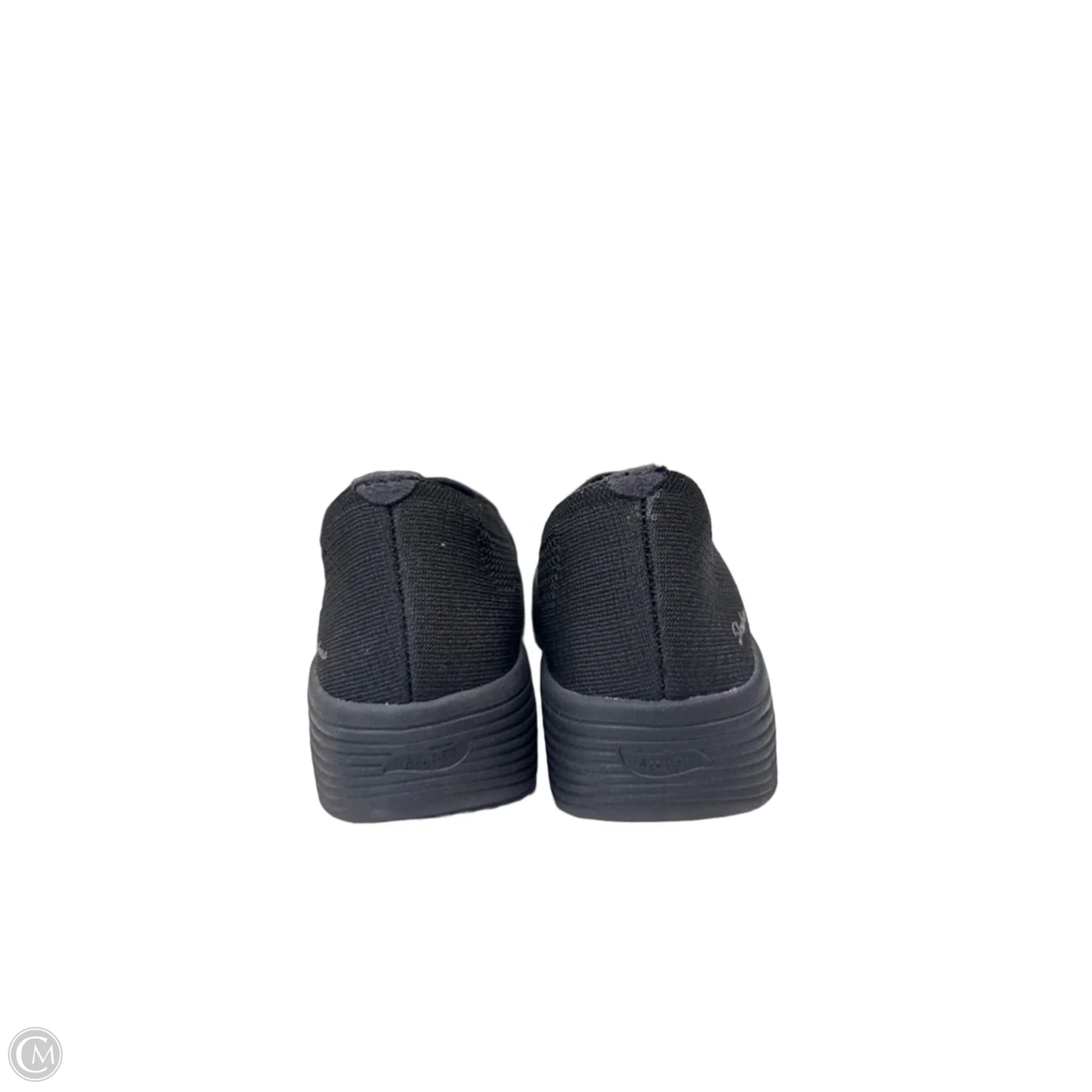 Shoes Heels Wedge By Skechers In Black, Size: 9