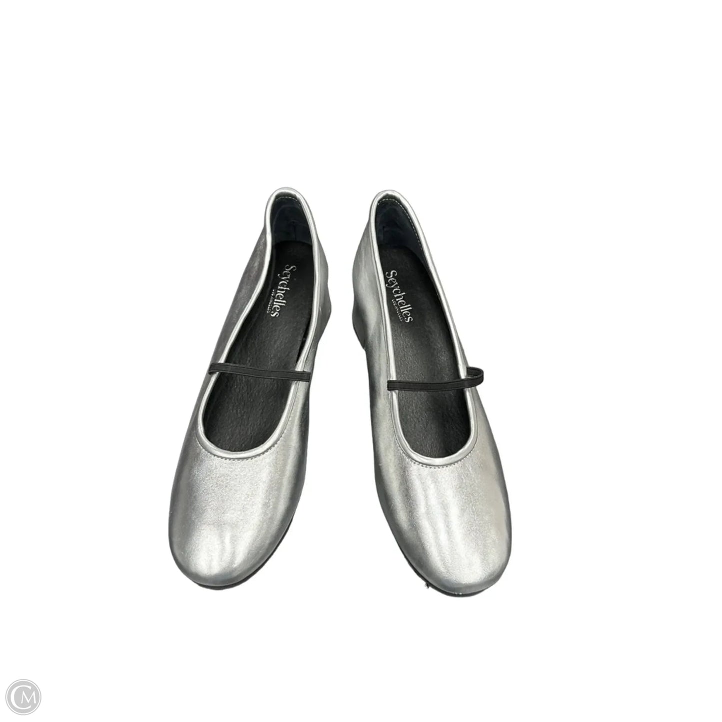 Shoes Heels Block By Seychelles In Silver, Size: 8.5