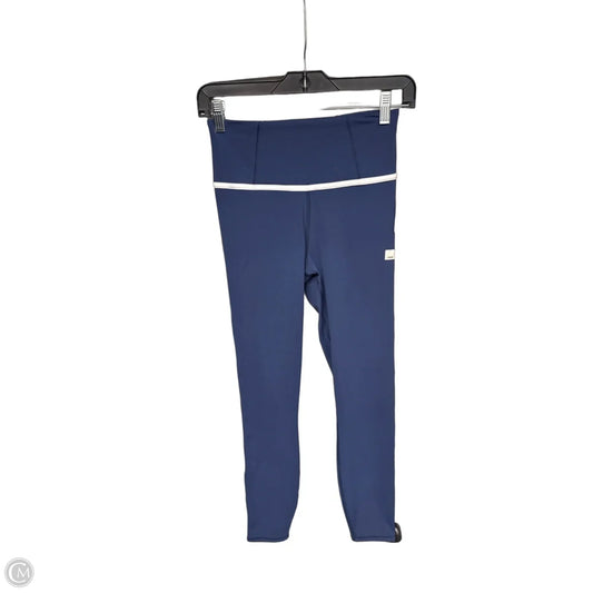Athletic Leggings By Vuori In Blue & White, Size: S