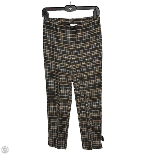 Pants Cropped By J. Jill In Plaid Pattern, Size: Sp