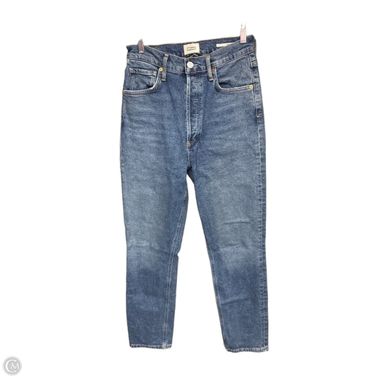 Jeans Straight By Citizens Of Humanity In Blue Denim, Size: 4