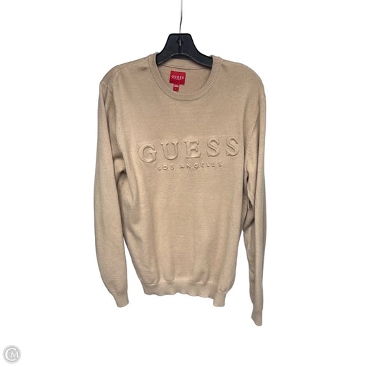 Sweater By Guess In Tan, Size: L