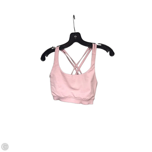 Athletic Bra By Lululemon In Pink, Size: 8