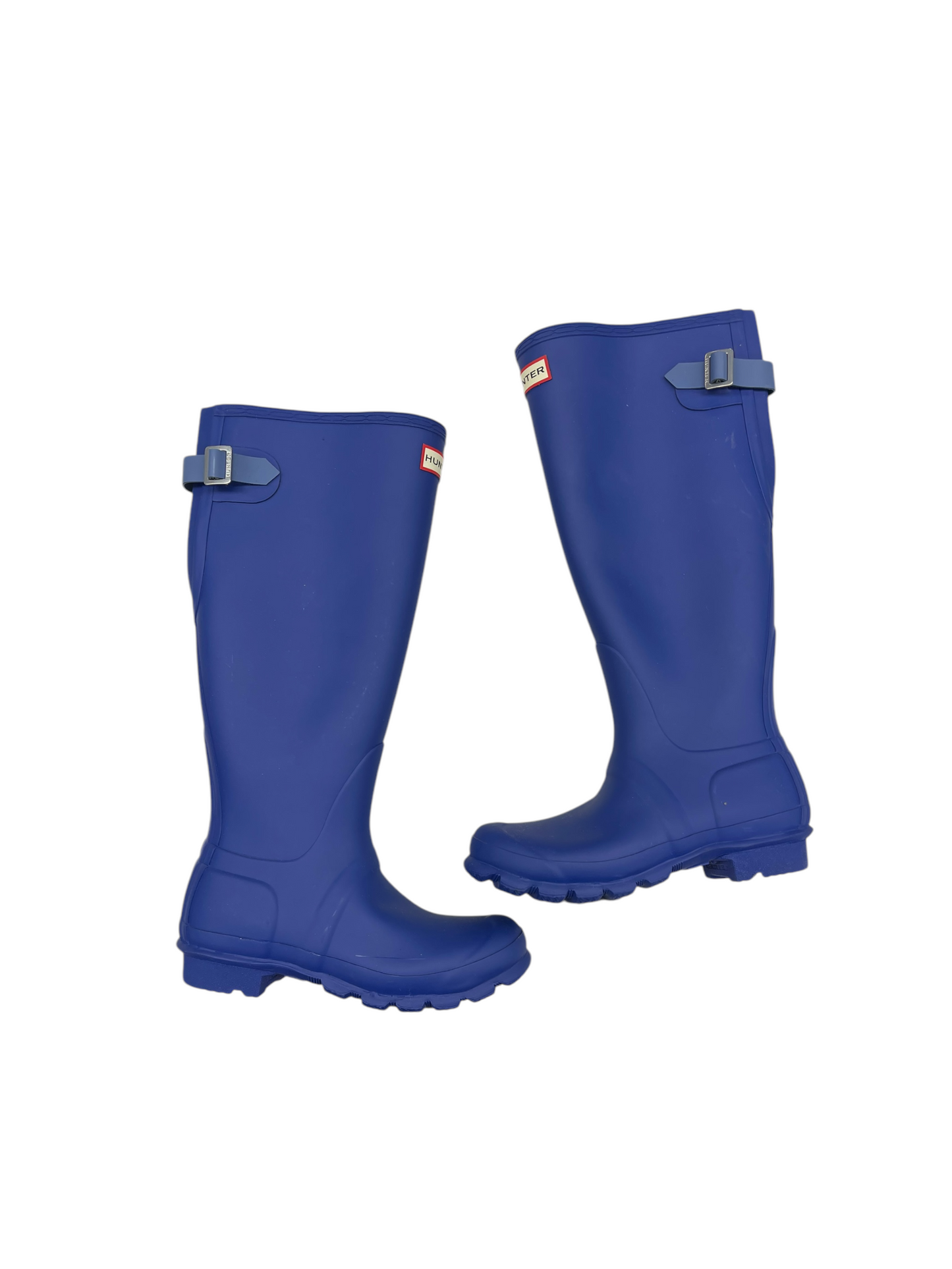 Boots Rain By Hunter In Blue, Size: 5