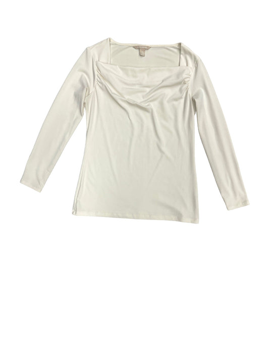 Cream Top Long Sleeve Banana Republic, Size S