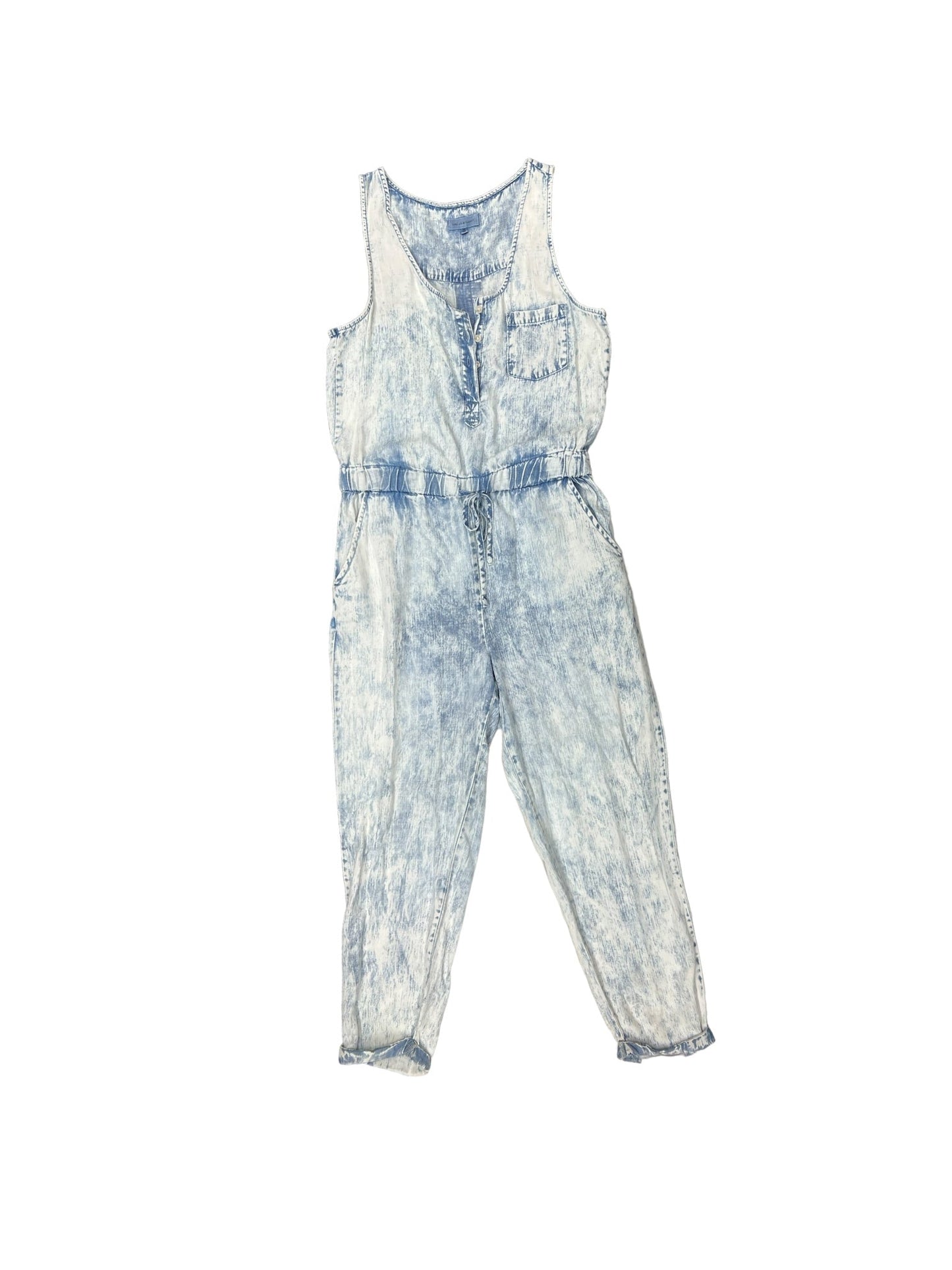 Blue Denim Jumpsuit Thread And Supply, Size M