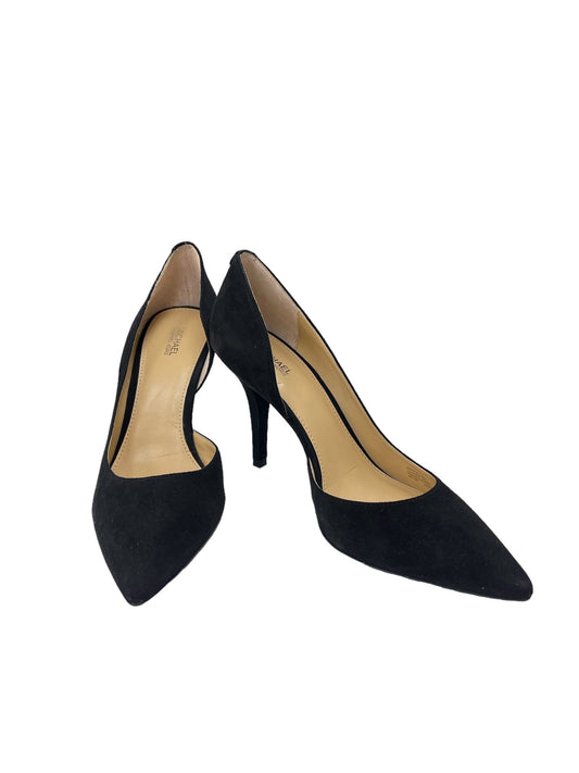 Black Shoes Heels Stiletto Michael By Michael Kors, Size 9