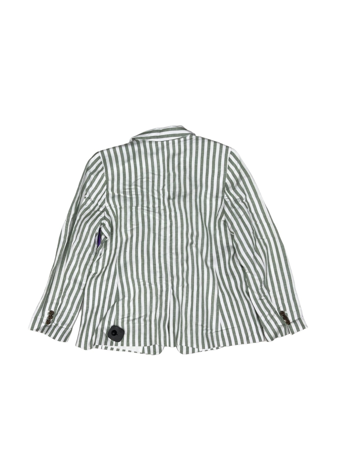 Striped Pattern Blazer Loft, Size 12petite