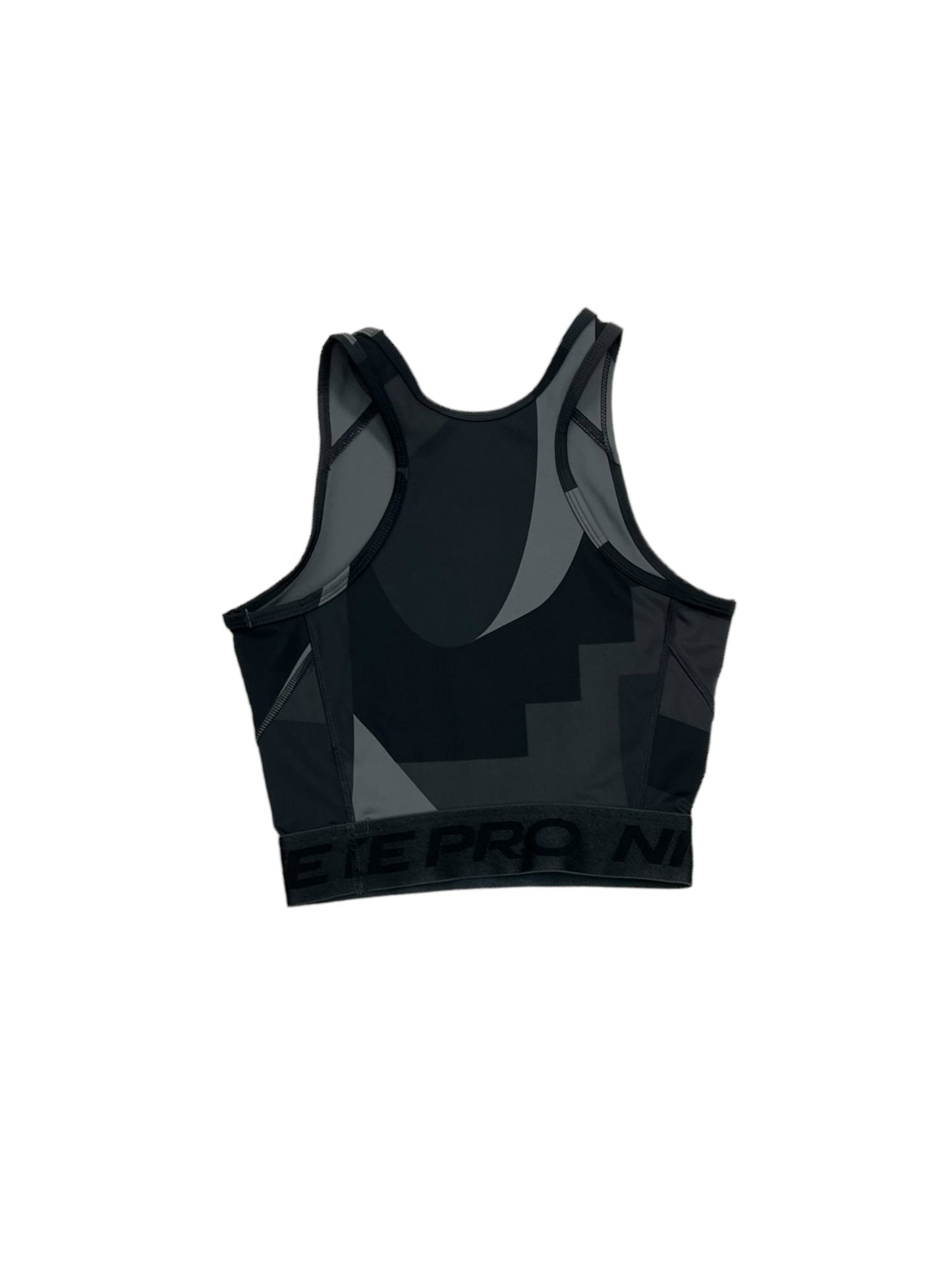 Black & Grey Athletic Bra Nike Apparel, Size S