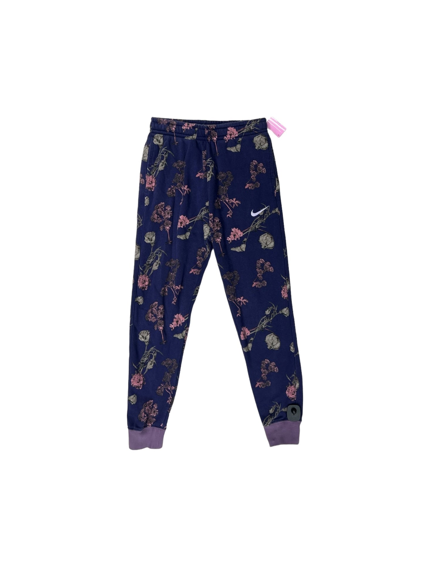 Blue & Pink Athletic Pants Nike Apparel, Size S