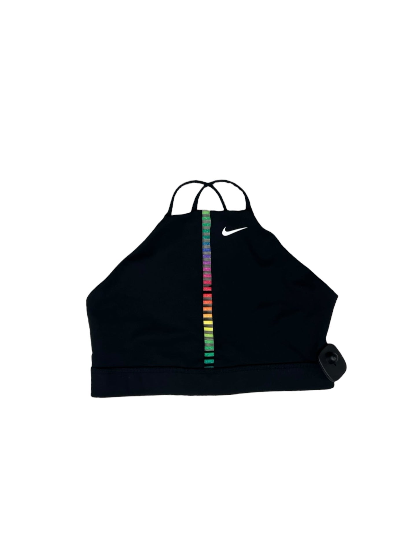 Rainbow Print Athletic Bra Nike Apparel, Size S