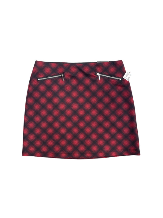 Skirt Mini & Short By Maurices In Plaid Pattern, Size: M