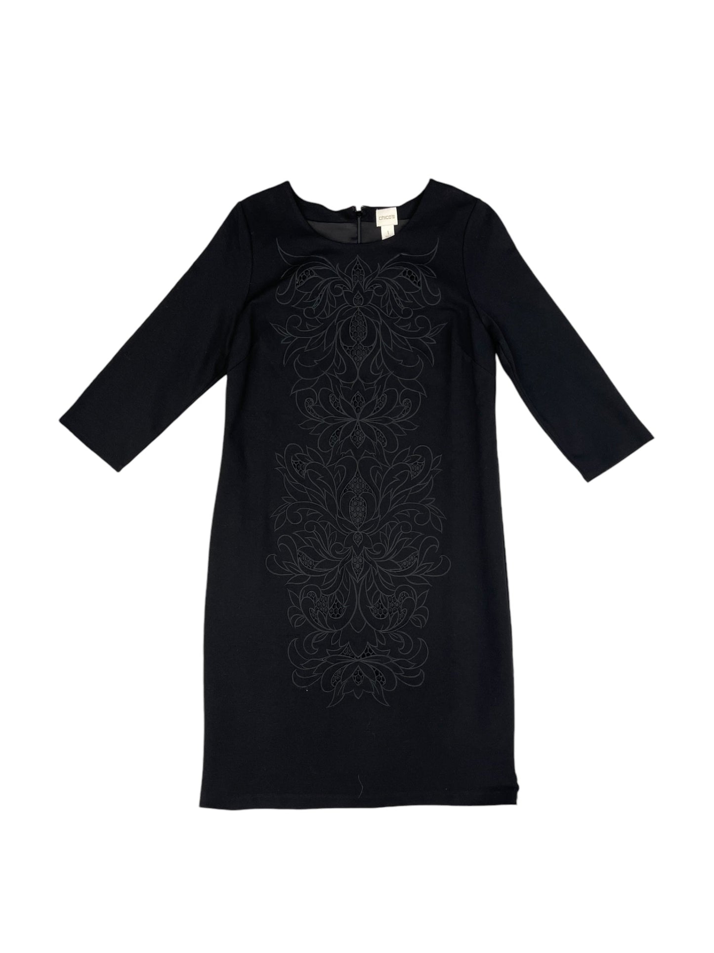 Dress Work By Chicos In Black, Size: M