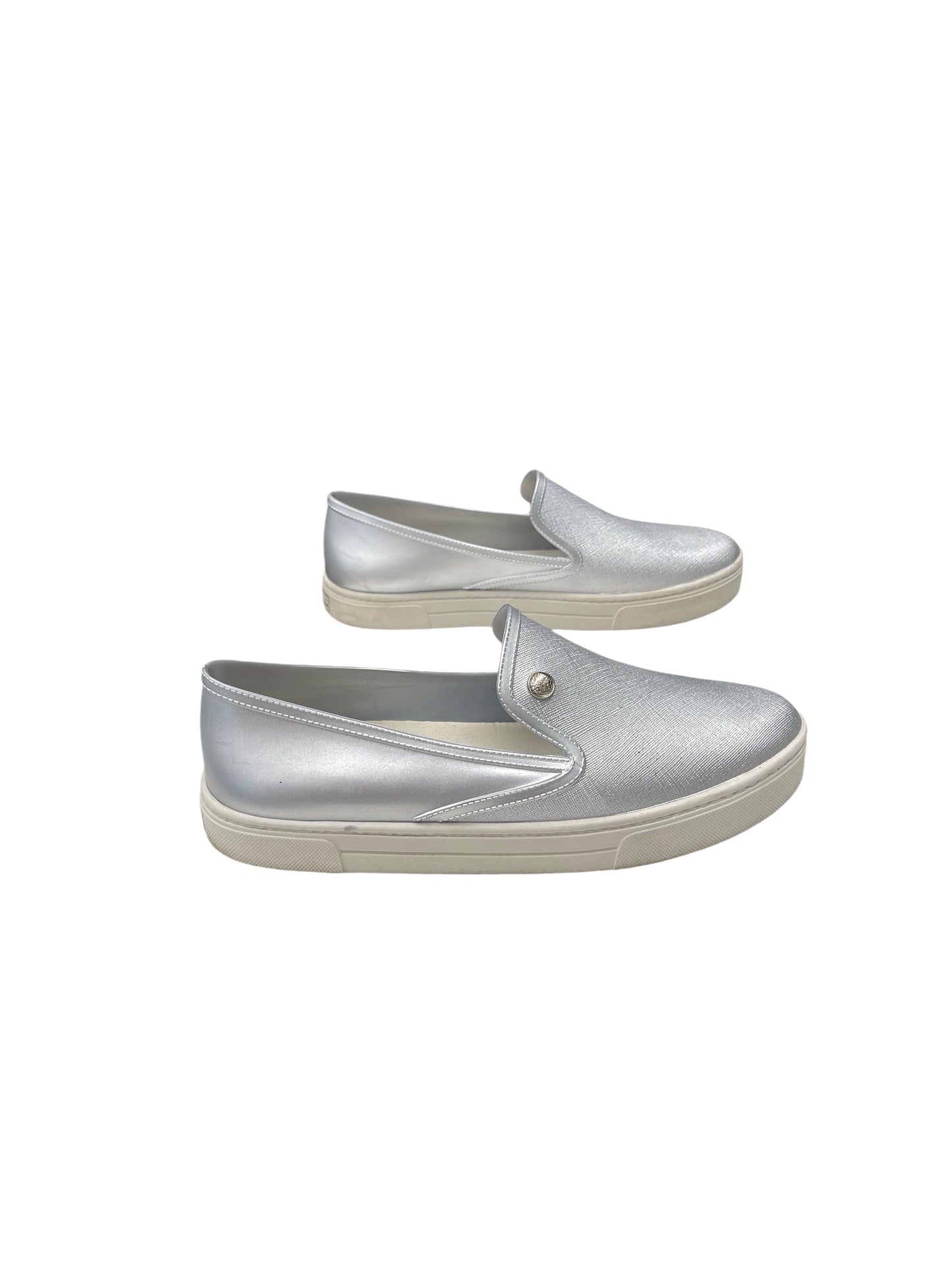 Shoes Flats By Vince Camuto In Silver, Size: 9