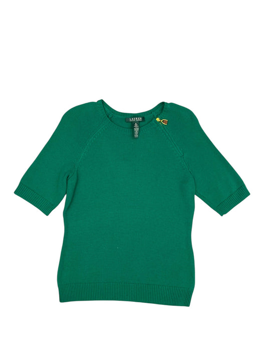 Sweater By Lauren By Ralph Lauren In Green, Size: M