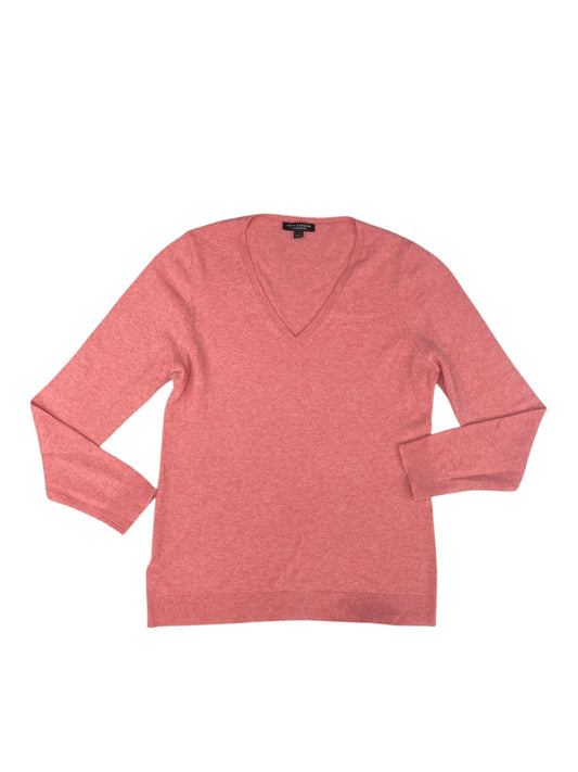 Sweater Cashmere By Ann Taylor In Pink, Size: L