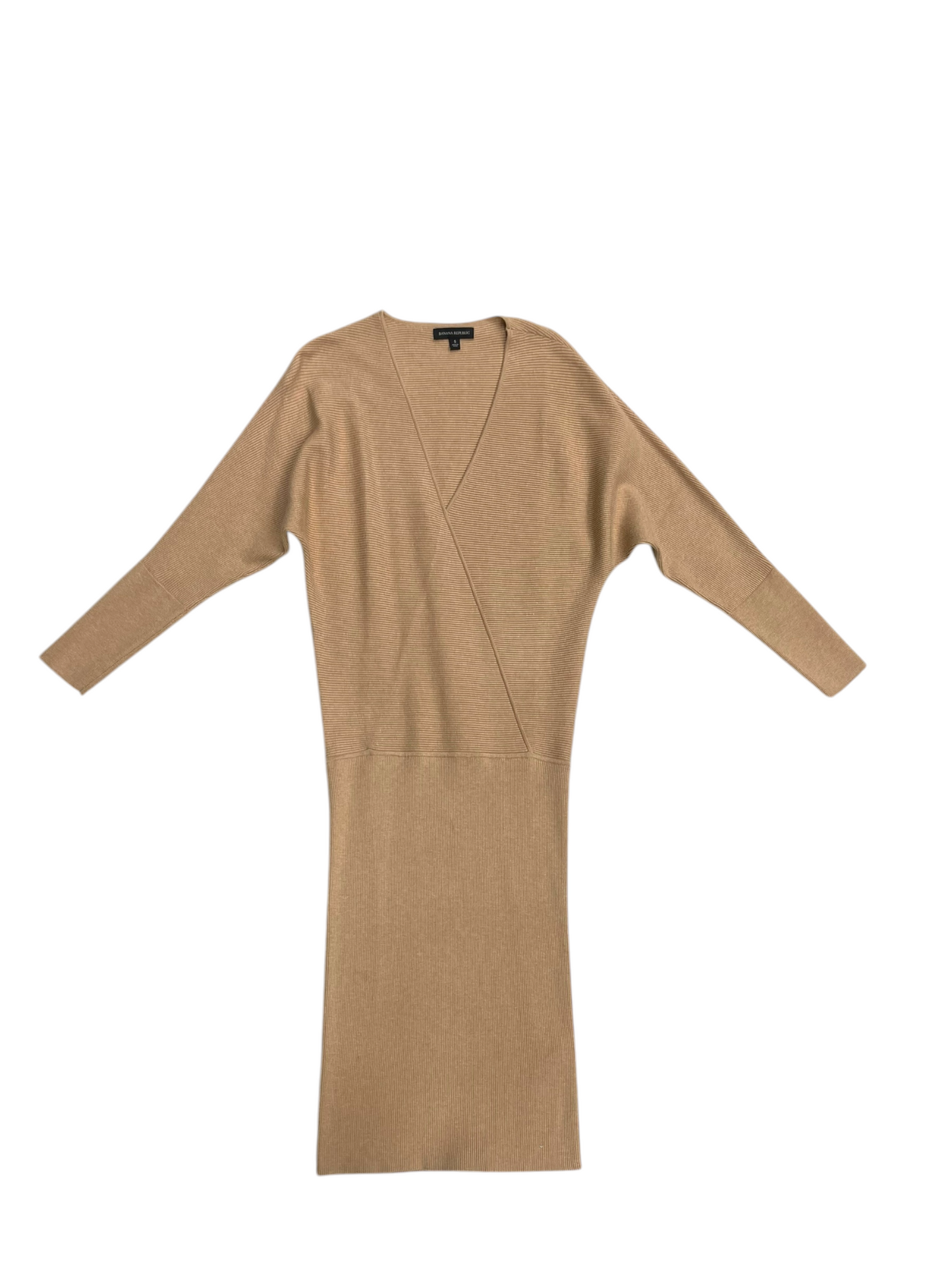 Dress Sweater By Banana Republic In Tan, Size: S