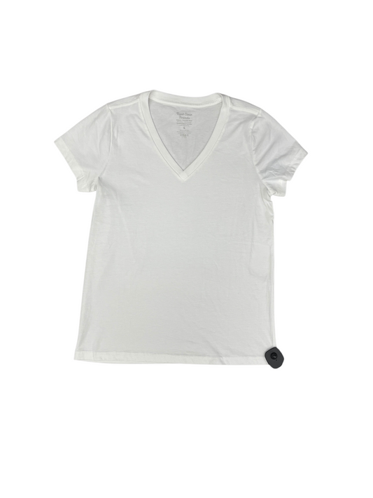 Top Short Sleeve Basic By Clothes Mentor In White, Size: S