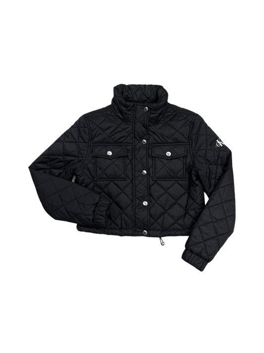 Jacket Puffer & Quilted By Calvin Klein In Black, Size: Xs