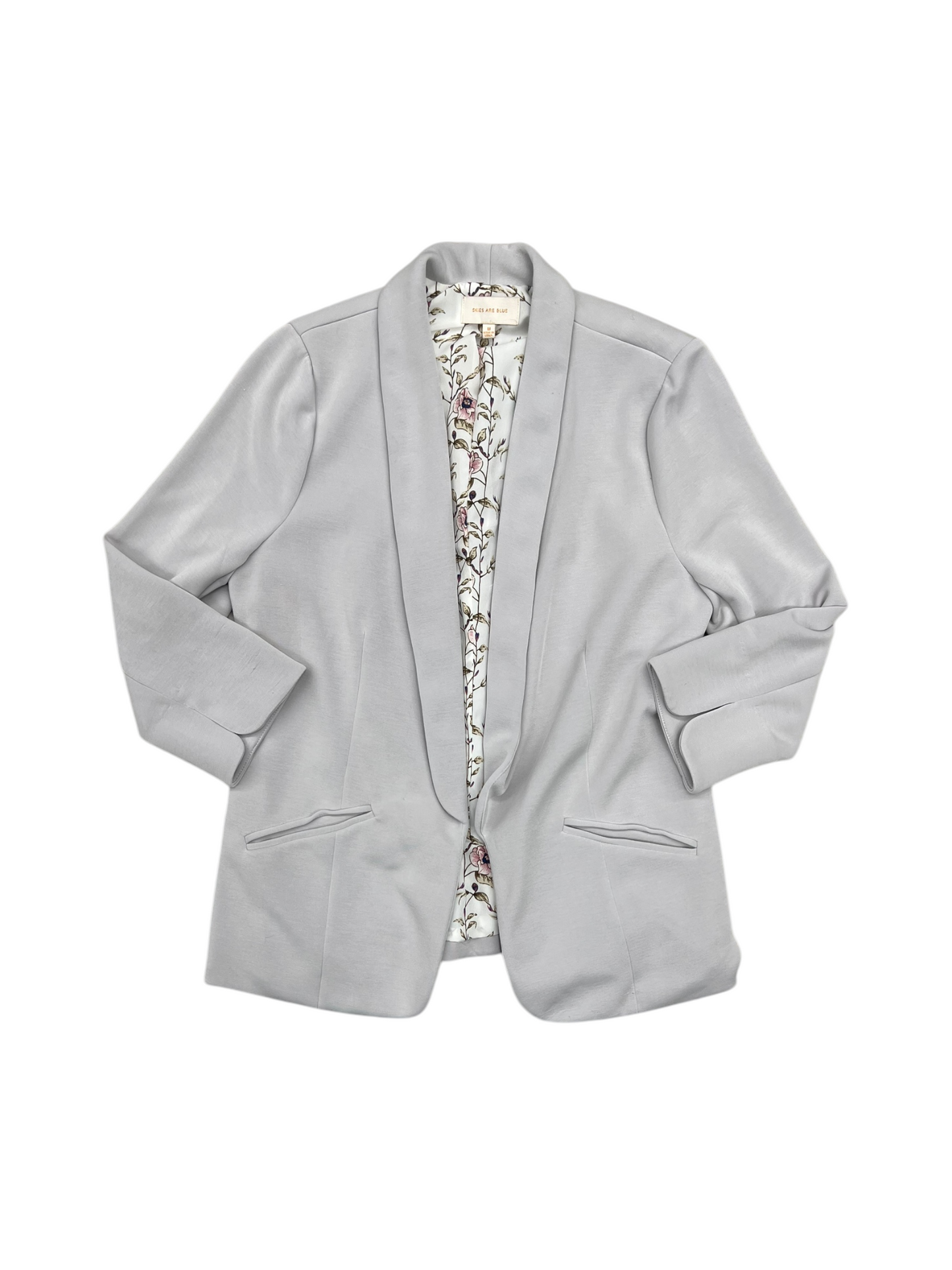 Blazer By Skies Are Blue In Grey, Size: M