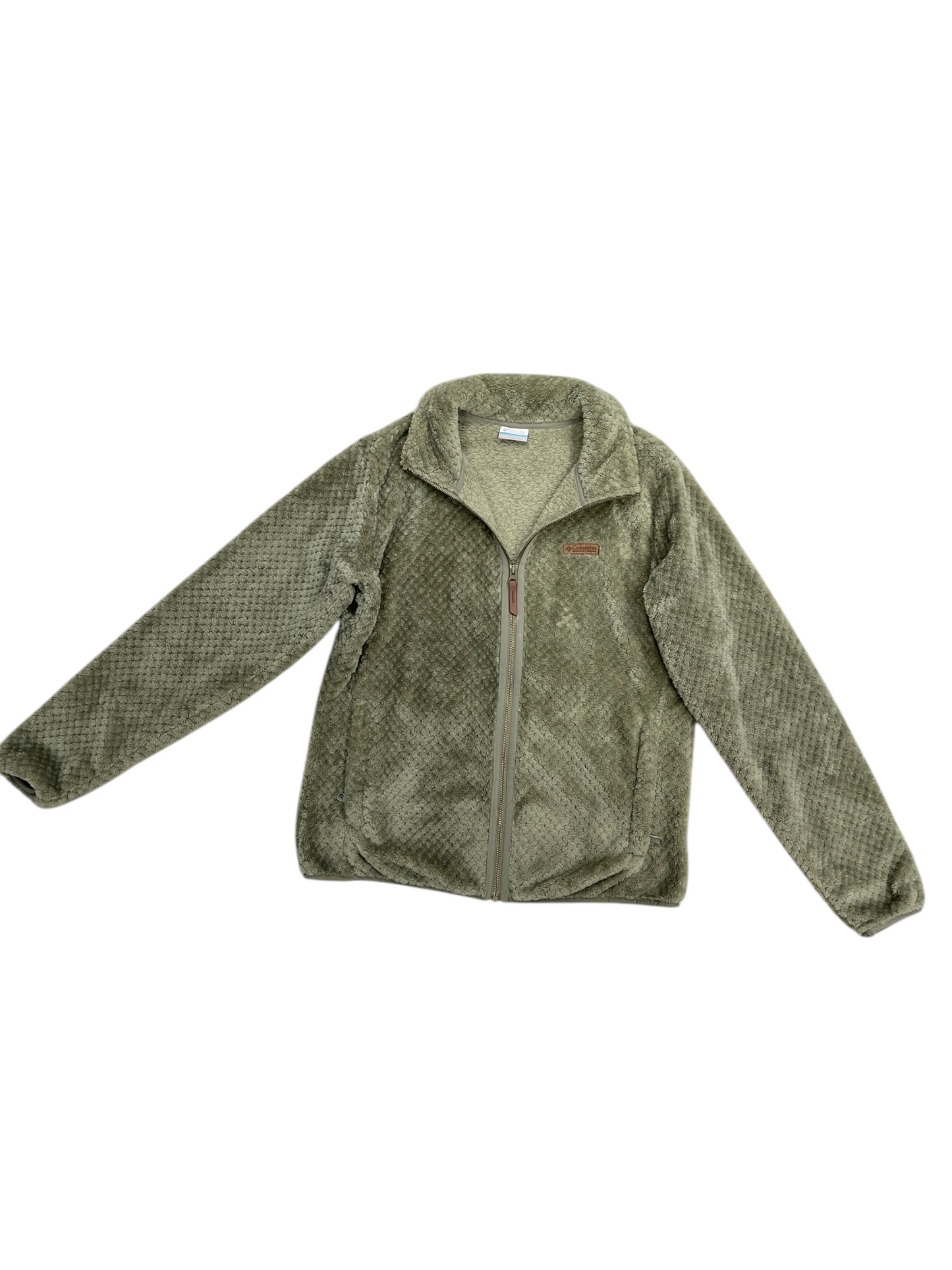 Athletic Jacket By Columbia In Green, Size: L