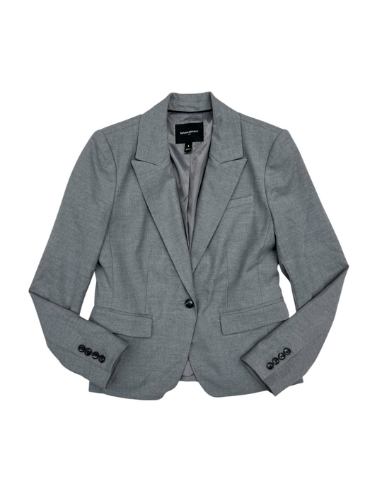 Blazer By Banana Republic In Grey, Size: 2