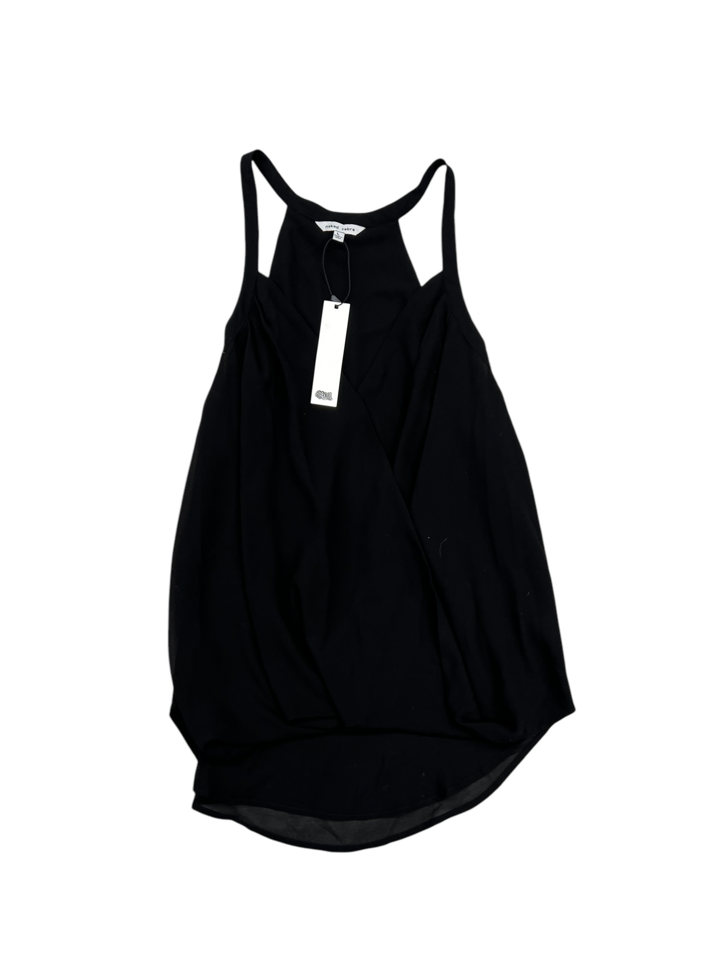 Top Sleeveless By Naked Zebra In Black, Size: L