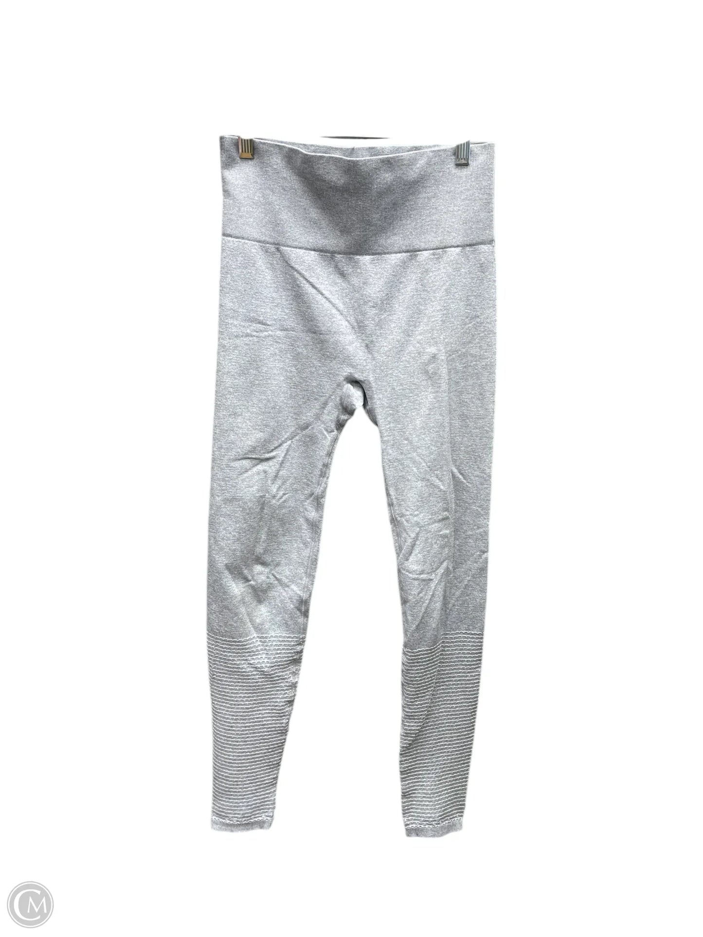 Athletic Leggings By Fabletics In Grey, Size: M