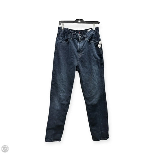 Jeans Straight By Zara In Blue Denim, Size: 8