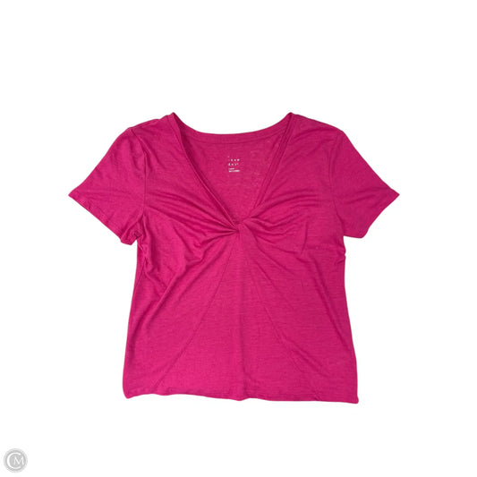 Top Short Sleeve By A New Day In Pink, Size: L
