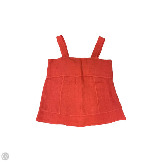 Top Sleeveless By Clothes Mentor In Orange, Size: M