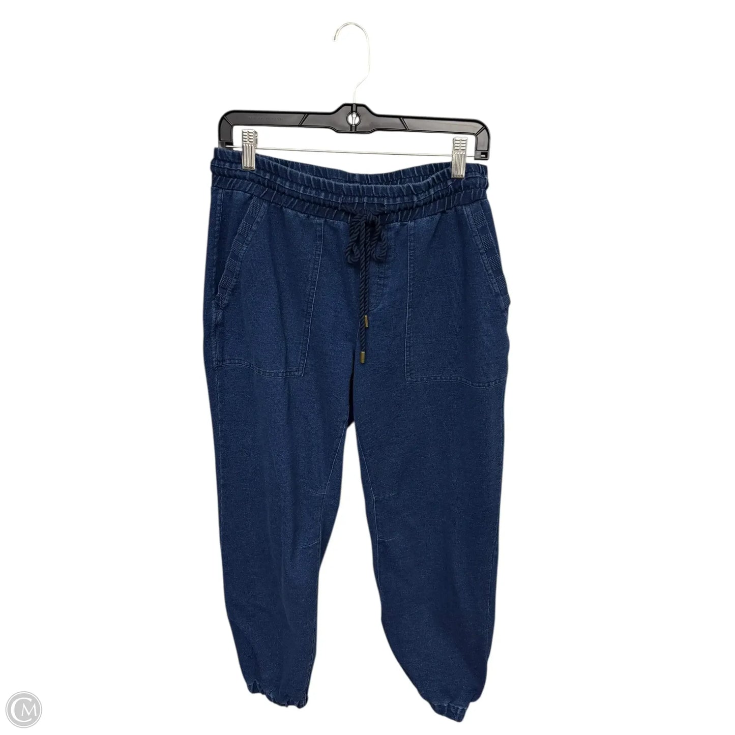 Pants Joggers By Bearpaw In Blue Denim, Size: S