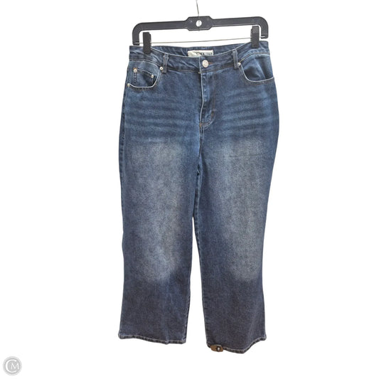 Jeans Wide Leg By Clothes Mentor In Blue Denim, Size: L