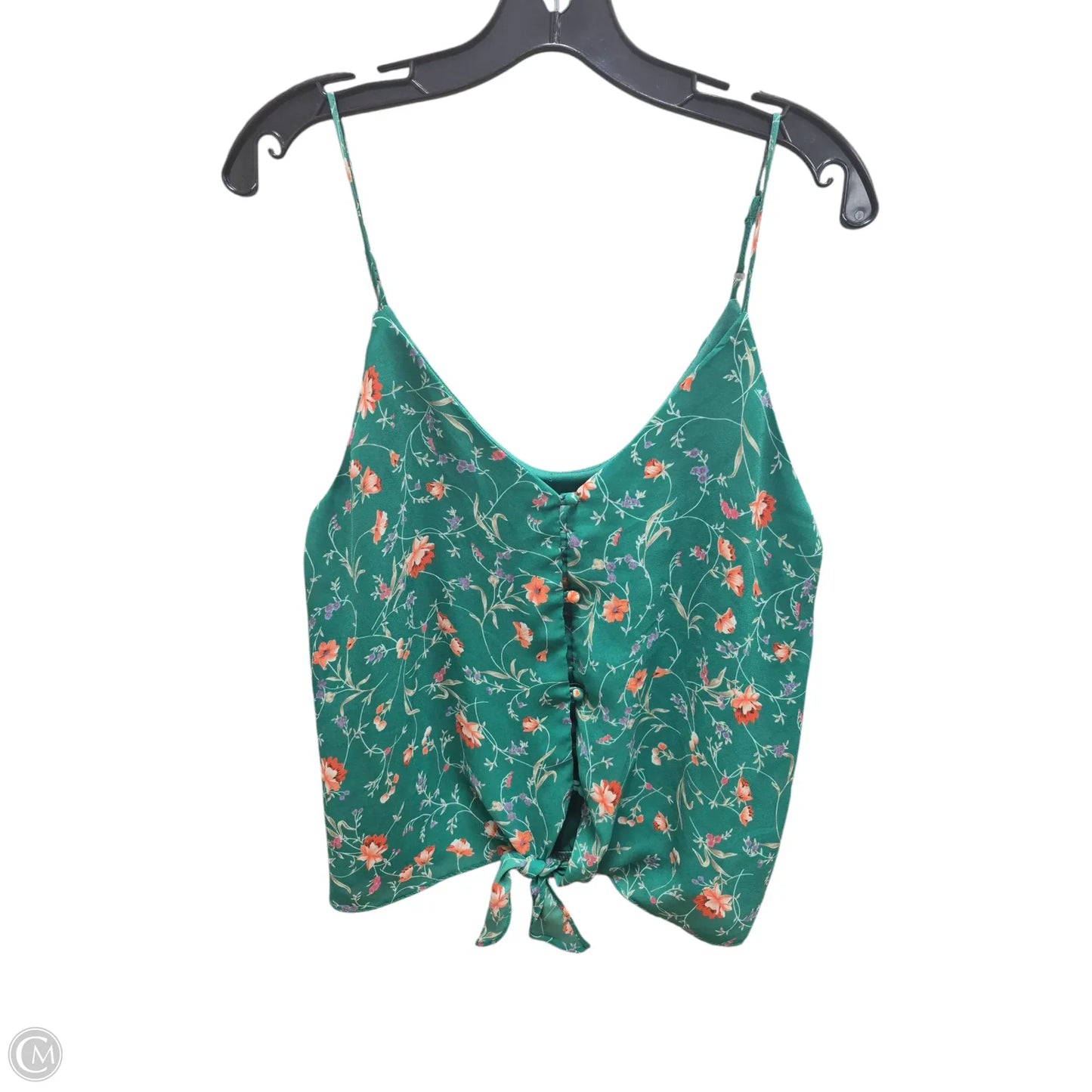 Top Sleeveless By Sienna Sky In Green & Orange, Size: L