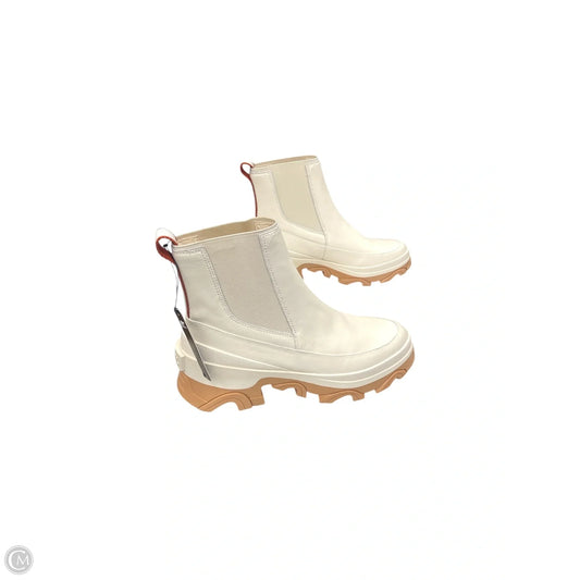 Boots Ankle Heels By Sorel In Cream, Size: 9
