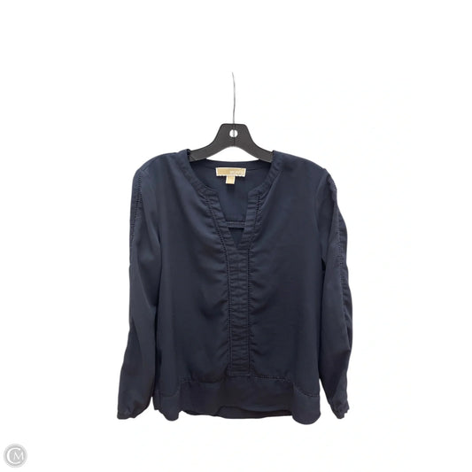 Top Long Sleeve By Michael By Michael Kors In Navy, Size: S