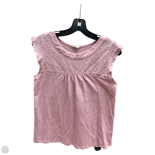 Top Sleeveless By Caslon In Pink, Size: Xs